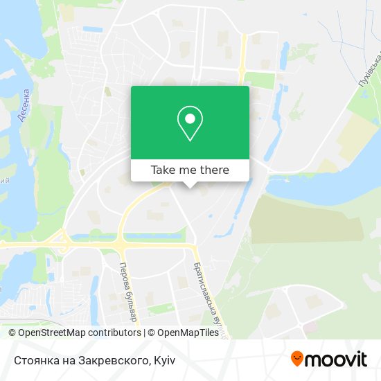 Стоянка на Закревского map