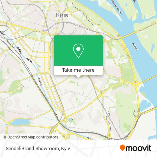 SendeliBrand Showroom map