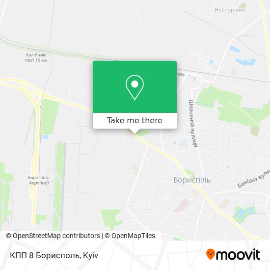 КПП 8 Борисполь map
