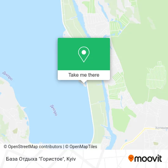 Карта База Отдыха  "Гористое"