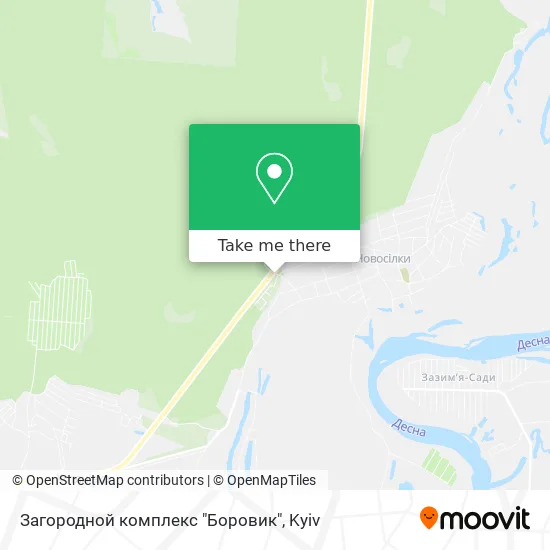 Загородной комплекс "Боровик" map