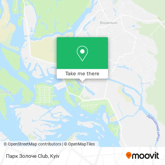 Парк Золоче Club map