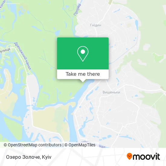 Озеро Золоче map