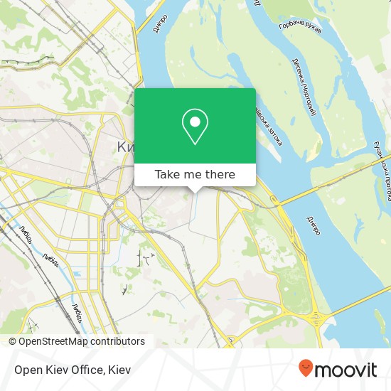 Open Kiev Office map