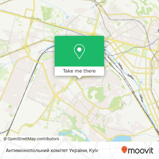 Антимонопольний комітет України map