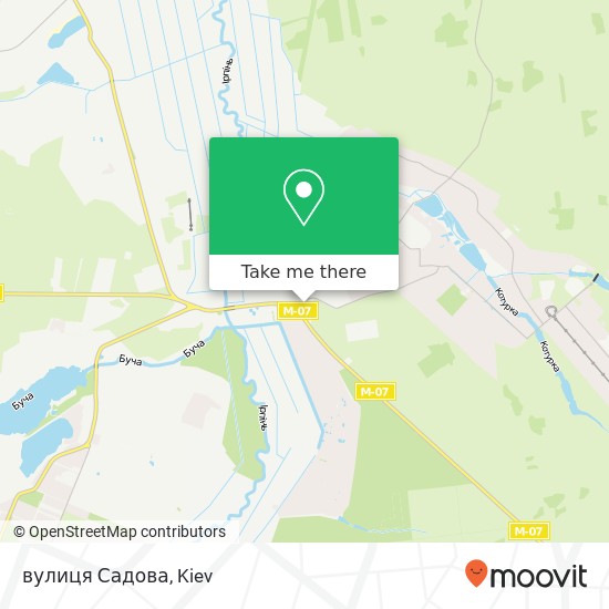 вулиця Садова map