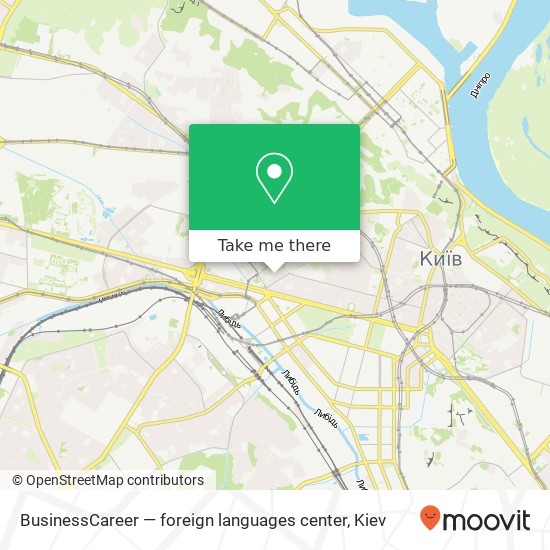 Карта BusinessCareer — foreign languages center
