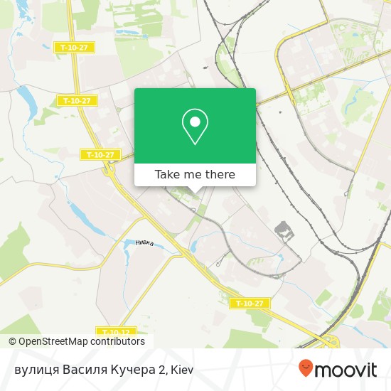 вулиця Василя Кучера 2 map