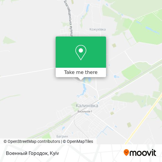 Военный Городок map