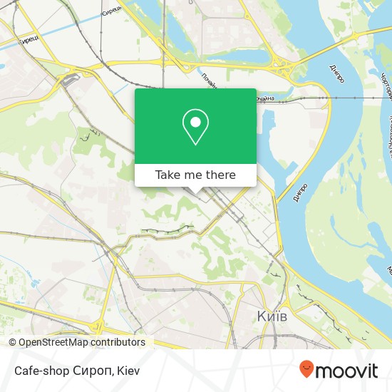 Карта Cafe-shop Сироп