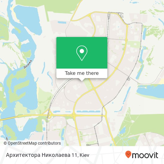Архитектора Николаева 11 map