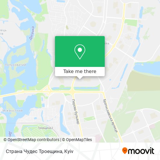 Страна Чудес Троещина map