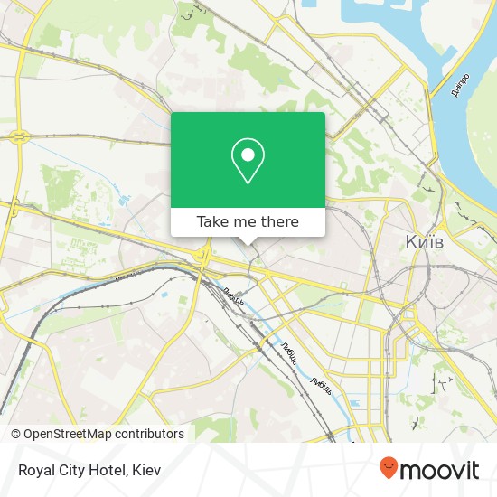 Royal City Hotel map