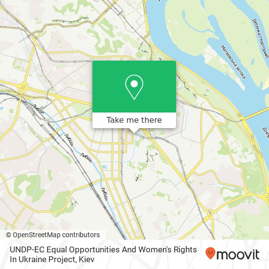 UNDP-EC Equal Opportunities And Women's Rights In Ukraine Project map