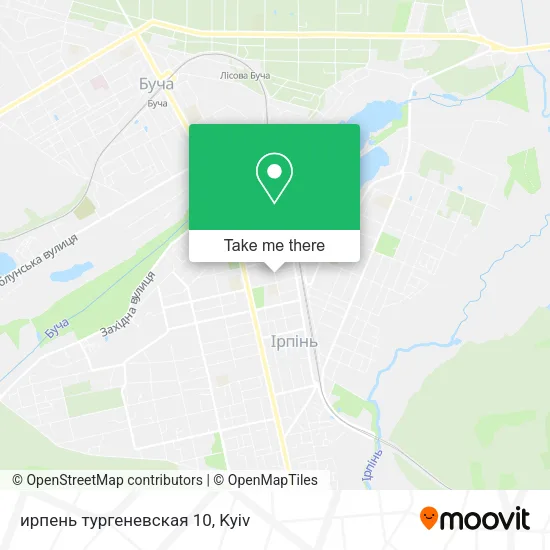Карта ирпень тургеневская 10