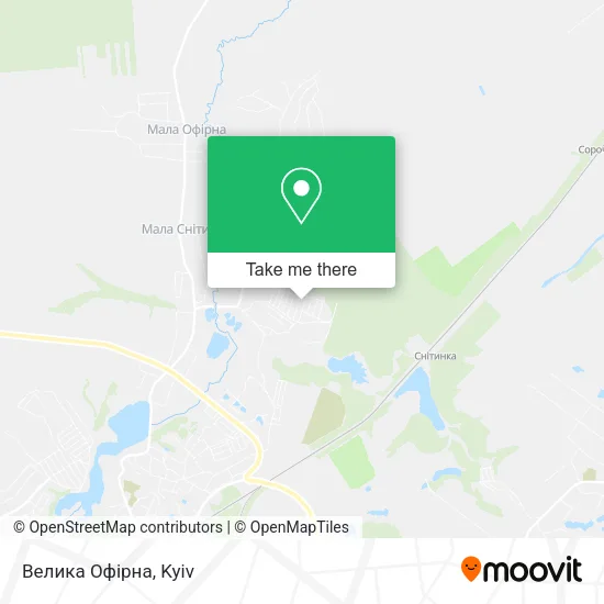 Карта Велика Офiрна