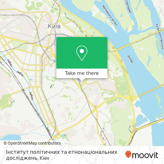 Інститут політичних та етнонаціональних досліджень map