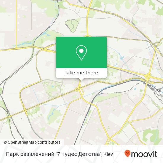 Парк развлечений "7 Чудес Детства" map