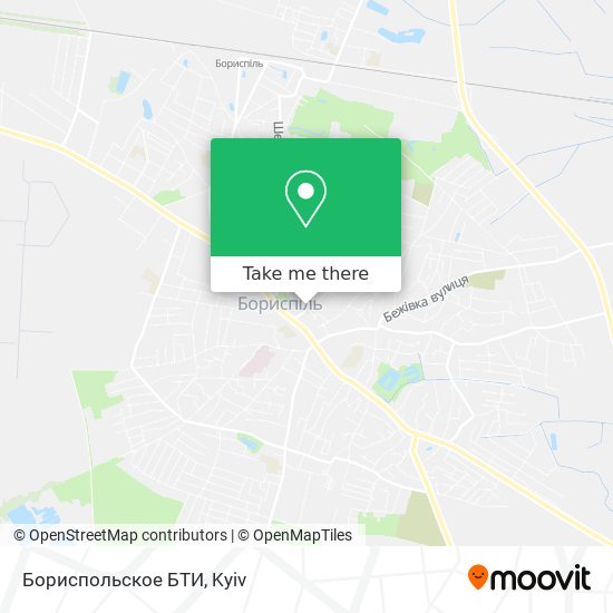 Карта Бориспольское БТИ