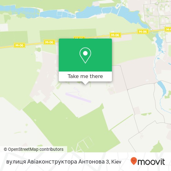 вулиця Авіаконструктора Антонова 3 map
