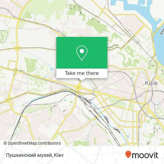 Карта Пушкинский музей