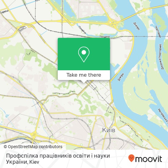 Профспілка працівників освіти і науки України map