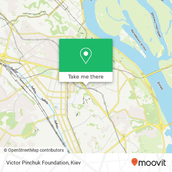 Victor Pinchuk Foundation map
