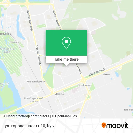 Карта ул. города шалетт 10