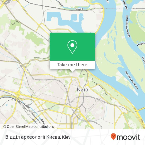 Відділ археології Києва map