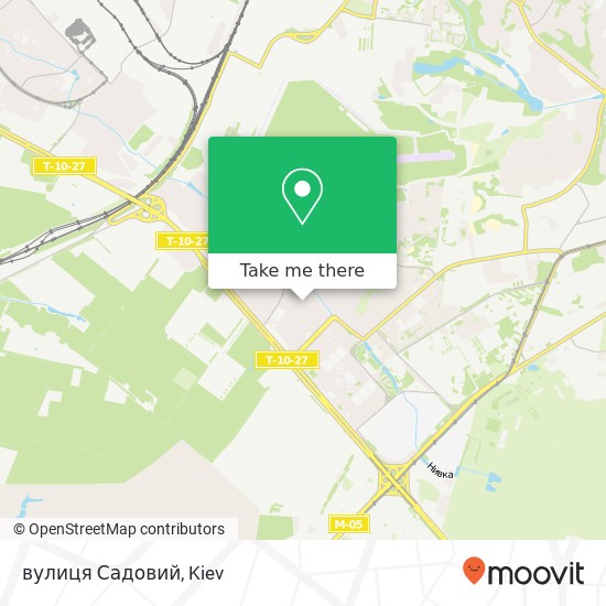 вулиця Садовий map