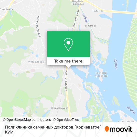 Поликлиника семейных докторов "Корчеватое" map