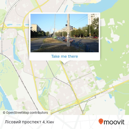 Лісовий проспект 4 map