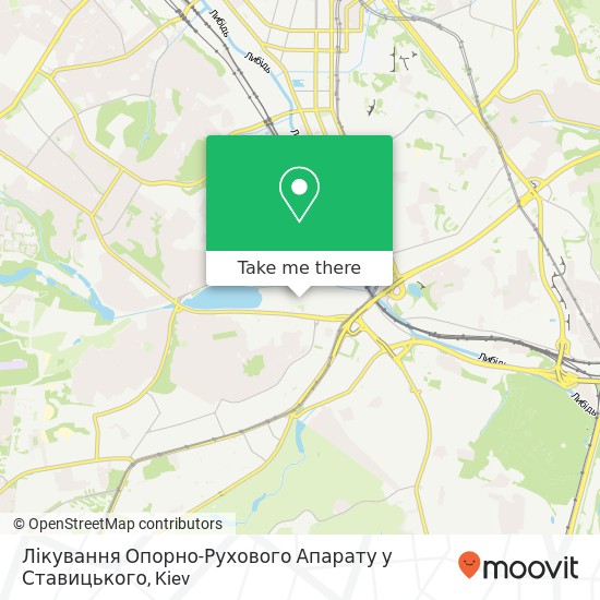 Лікування Опорно-Рухового Апарату у Ставицького map