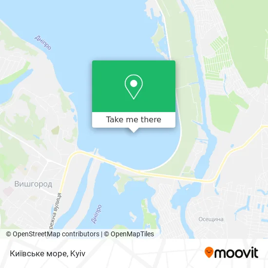 Київське море map