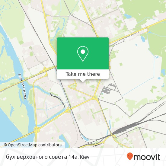 бул.верховного совета 14а map