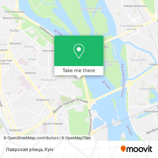 Лаврская улица map