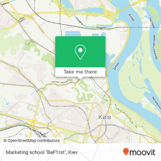 Marketing school "BeF1rst" map