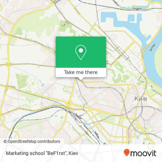 Marketing school "BeF1rst" map