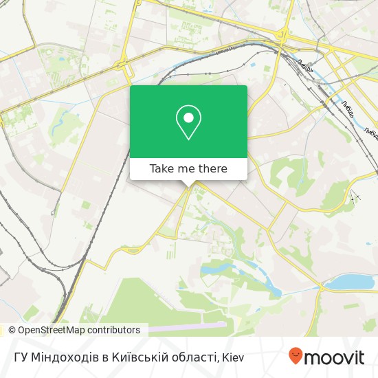 ГУ Міндоходів в Київській області map