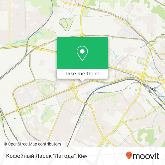 Карта Кофейный Ларек "Лагода"