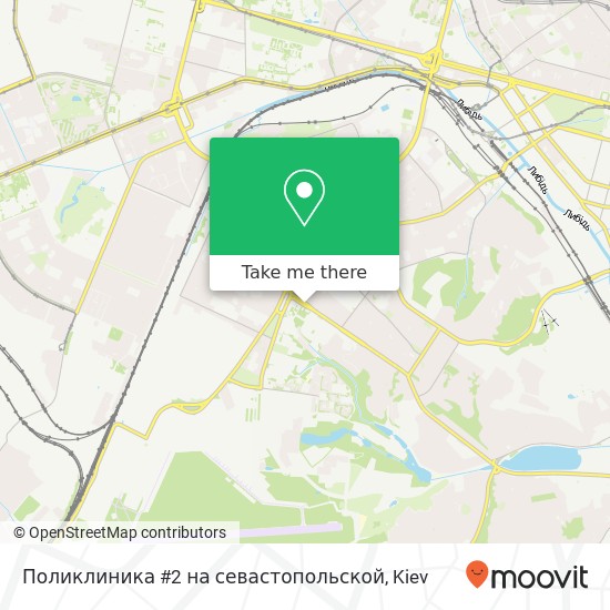 Поликлиника #2 на севастопольской map