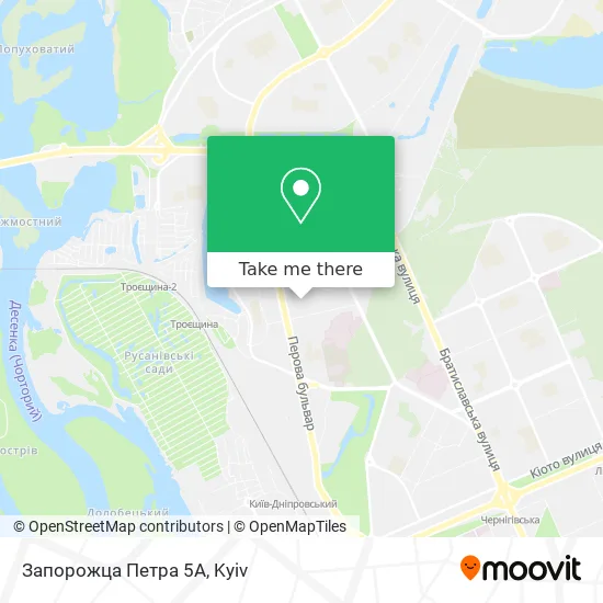 Карта Запорожца Петра 5А