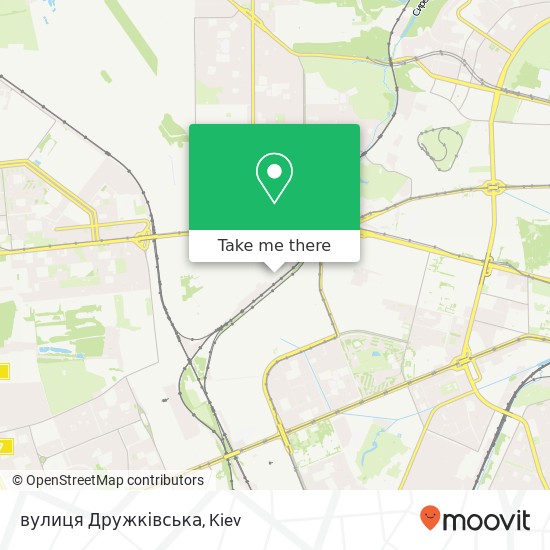 вулиця Дружківська map