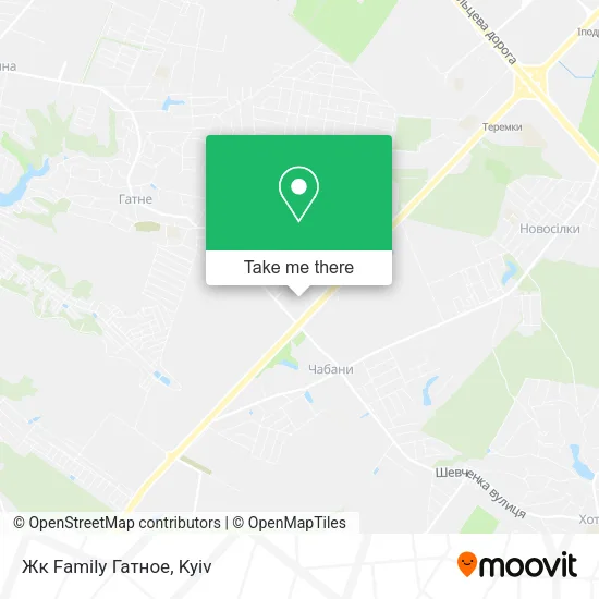 Жк Family Гатное map