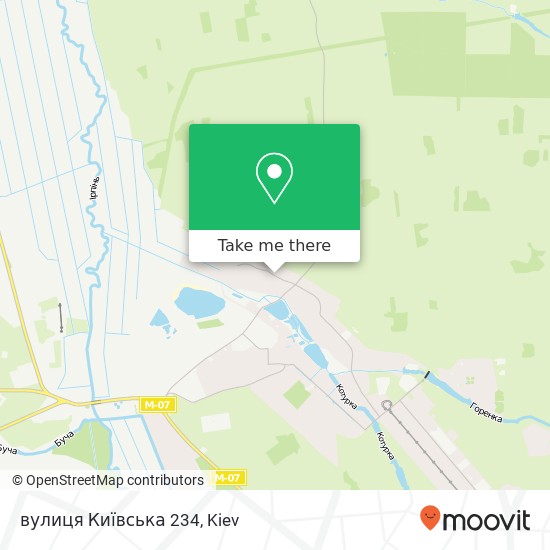 Карта вулиця Київська 234