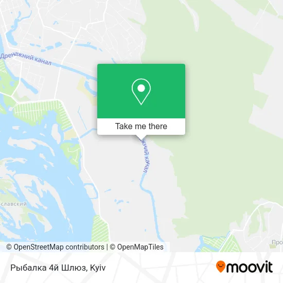 Рыбалка 4й Шлюз map