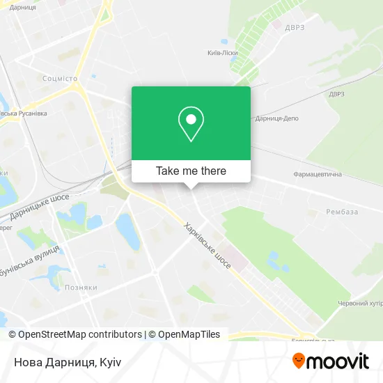 Карта Нова Дарниця