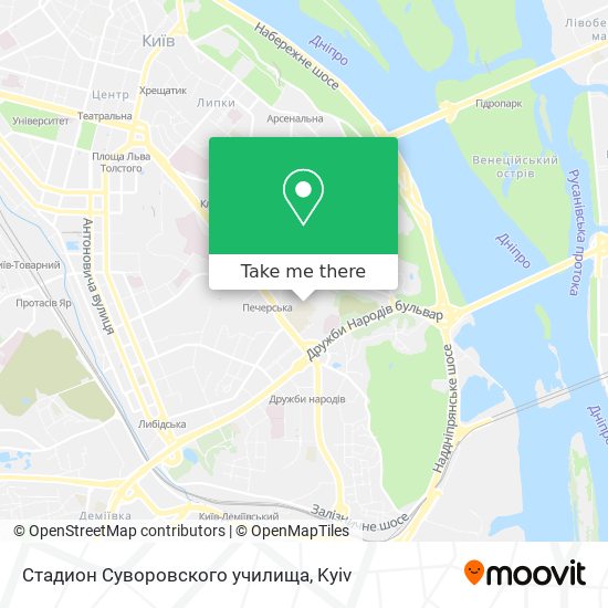 Стадион Суворовского училища map