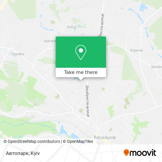 Карта Автопарк