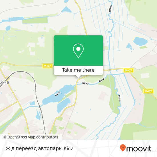 ж д переезд   автопарк map